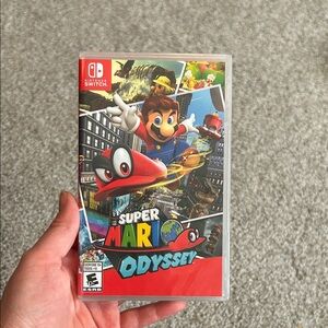 Nintendo Super Mario Odyssey Game - Red and Blue